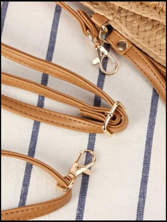 Straw Clutch Handbag for Women - Woven Envelope Purse Wallet  Straw Clutch Crossbody Purse Woven Envelope Shoulder Bag with 2 Straps